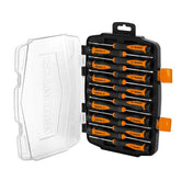 Juego de destornilladores para electronica y precision largos 15 piezas truper